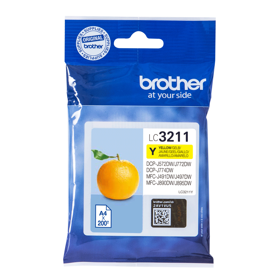 Brother Ersatzteil INITIAL STARTER CARTRIDGE LC3211 Y
