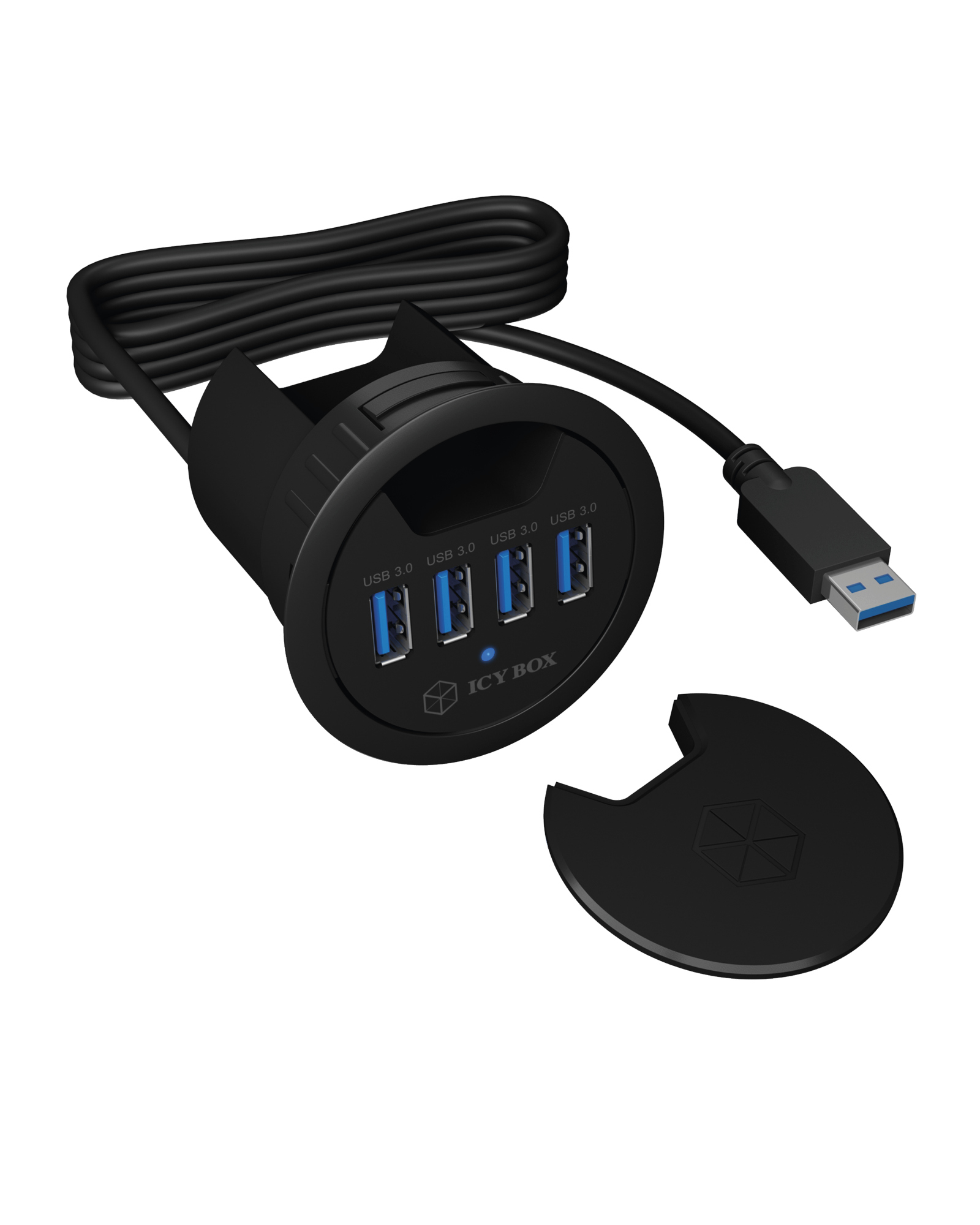 ICY BOX IB-HUB1403 Tisch-Hub 4x USB 3.0 Type-A a9a6a9d79099373623f2cf945bf3546d61bef660