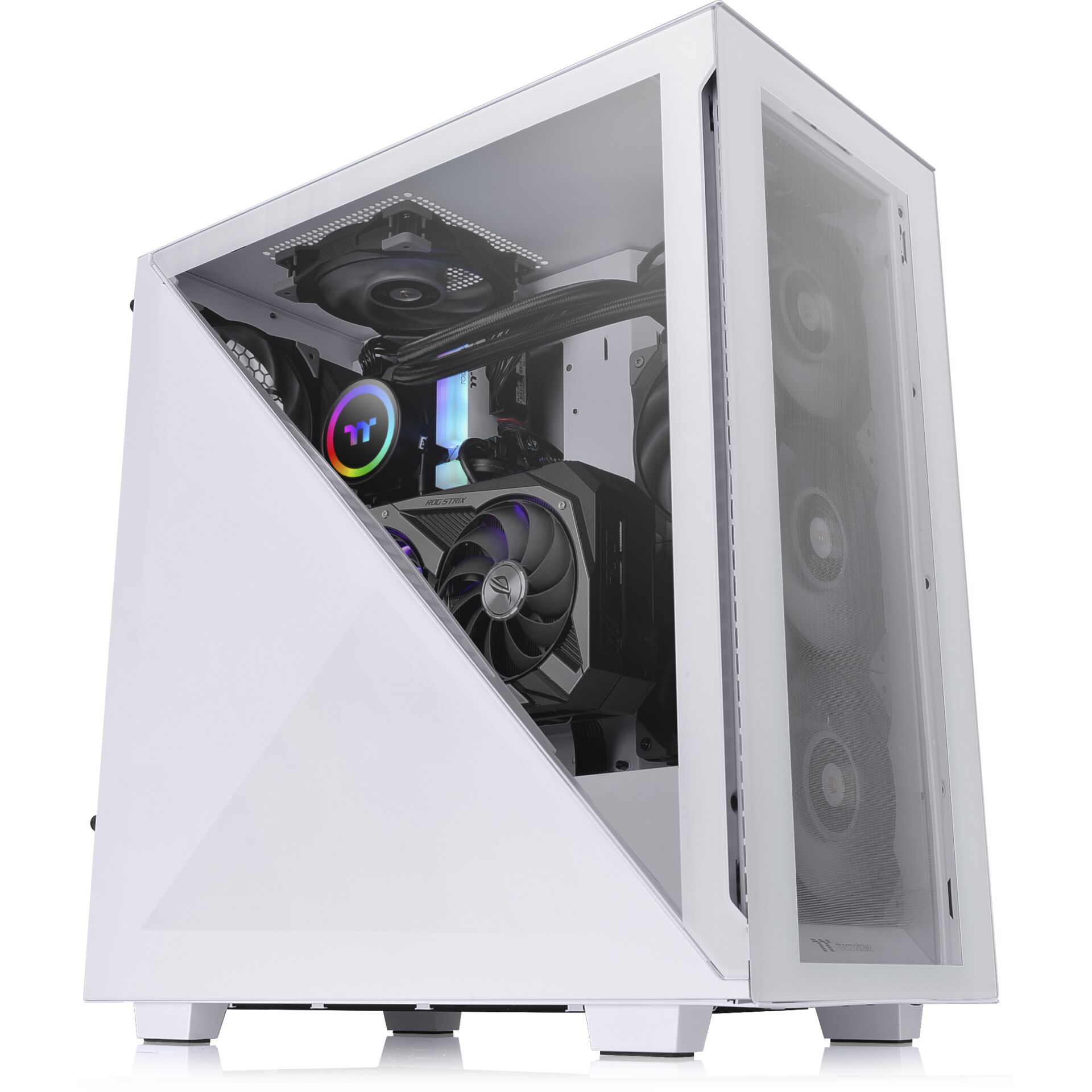 Thermaltake Divider 300 TG Snow Mid Tower Chassis PC-Gehäuse 829173_17