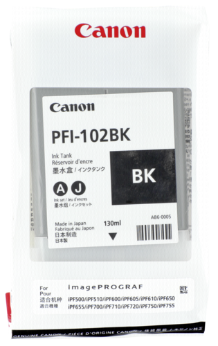 Canon PFI-102 BK Tinte schwarz