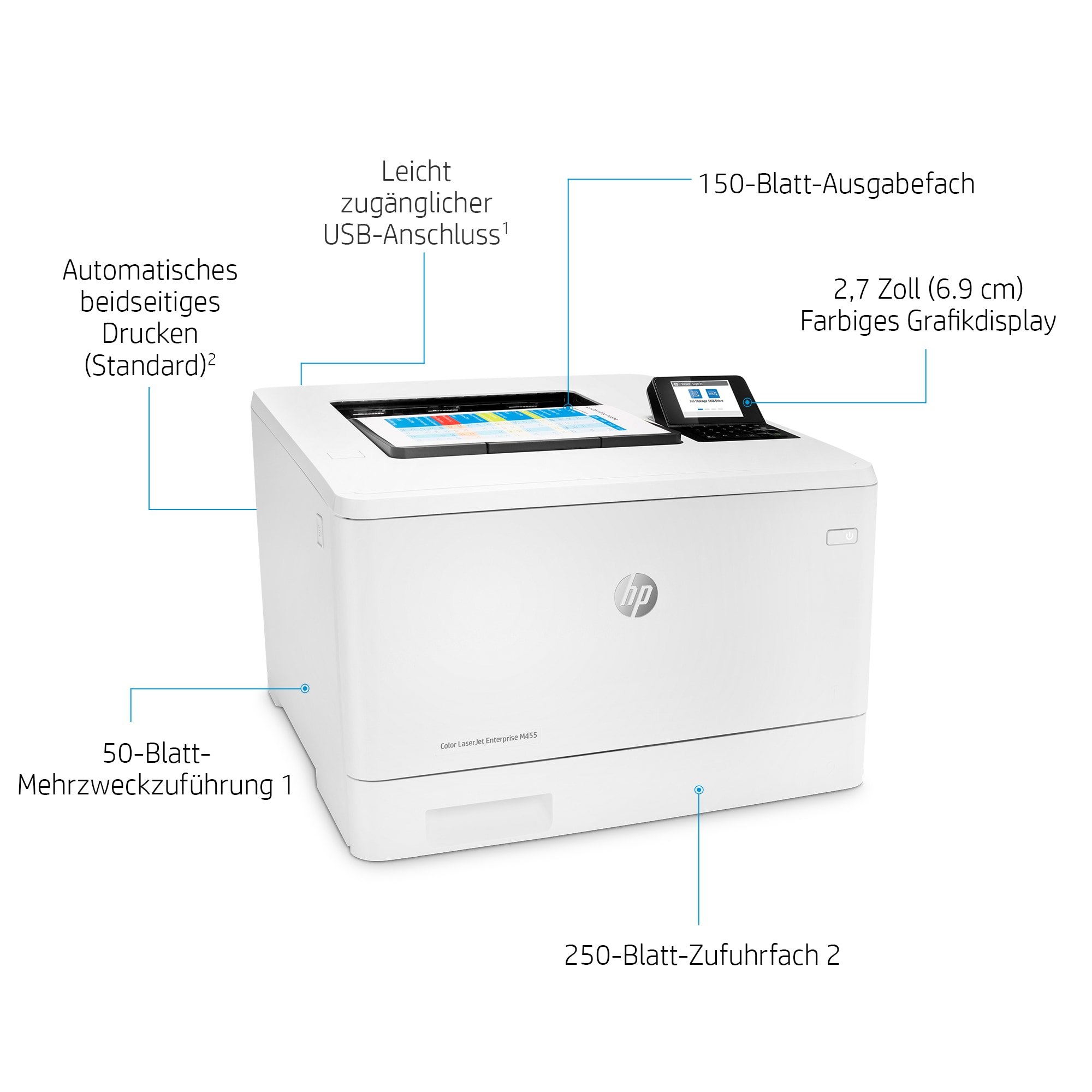 HP Color LaserJet Enterprise M455dn Farblaserdrucker 53a4d2154e7017162a6dbbf58aa3635f