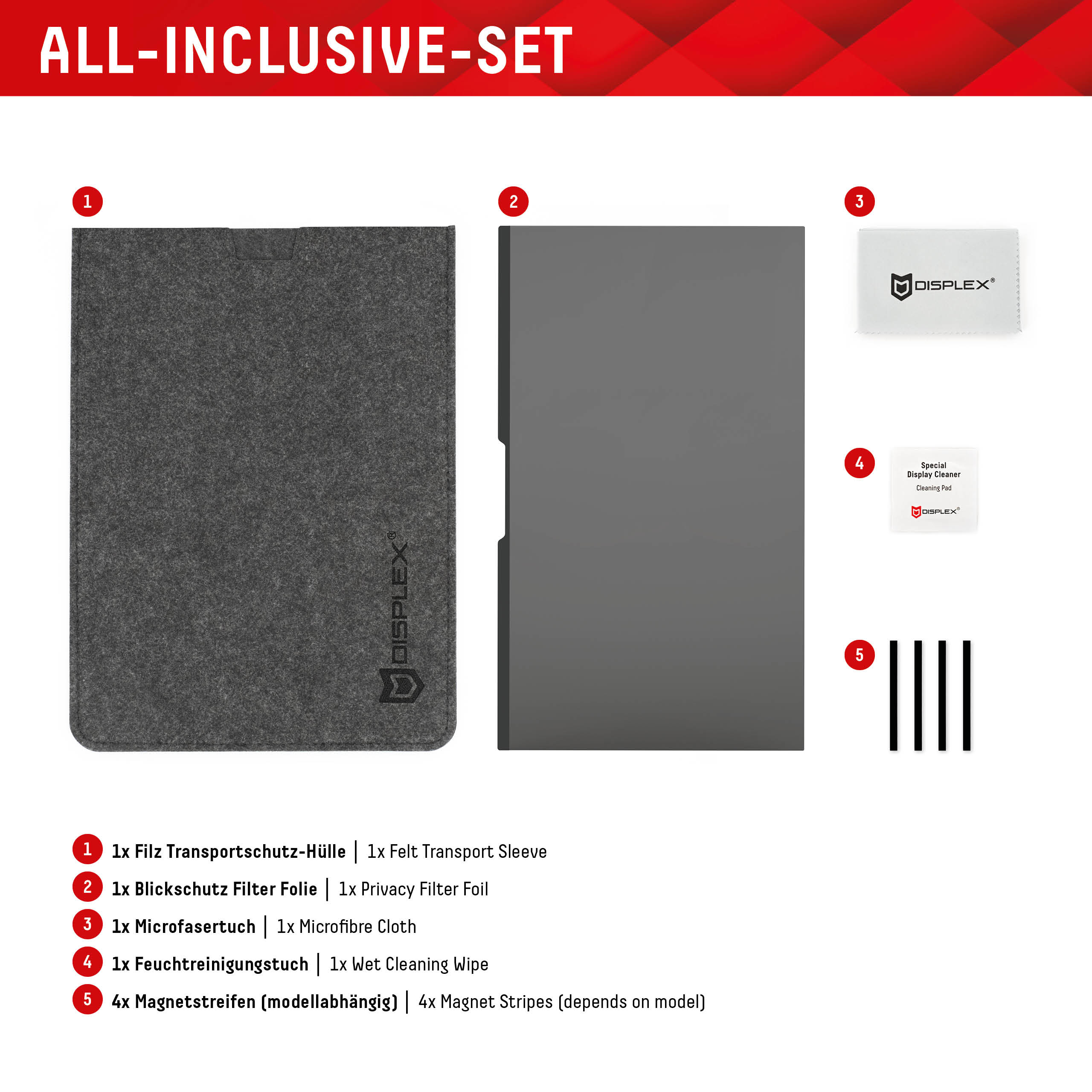 DISPLEX Privacy Safe Universal 15,6", 16:9