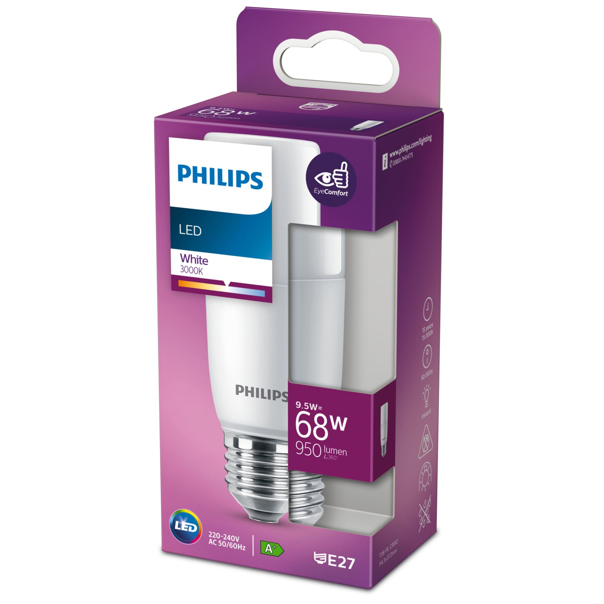 Philips LED Lampe Stick 68W E27 T38 matt 1er P 80155362_9907824650
