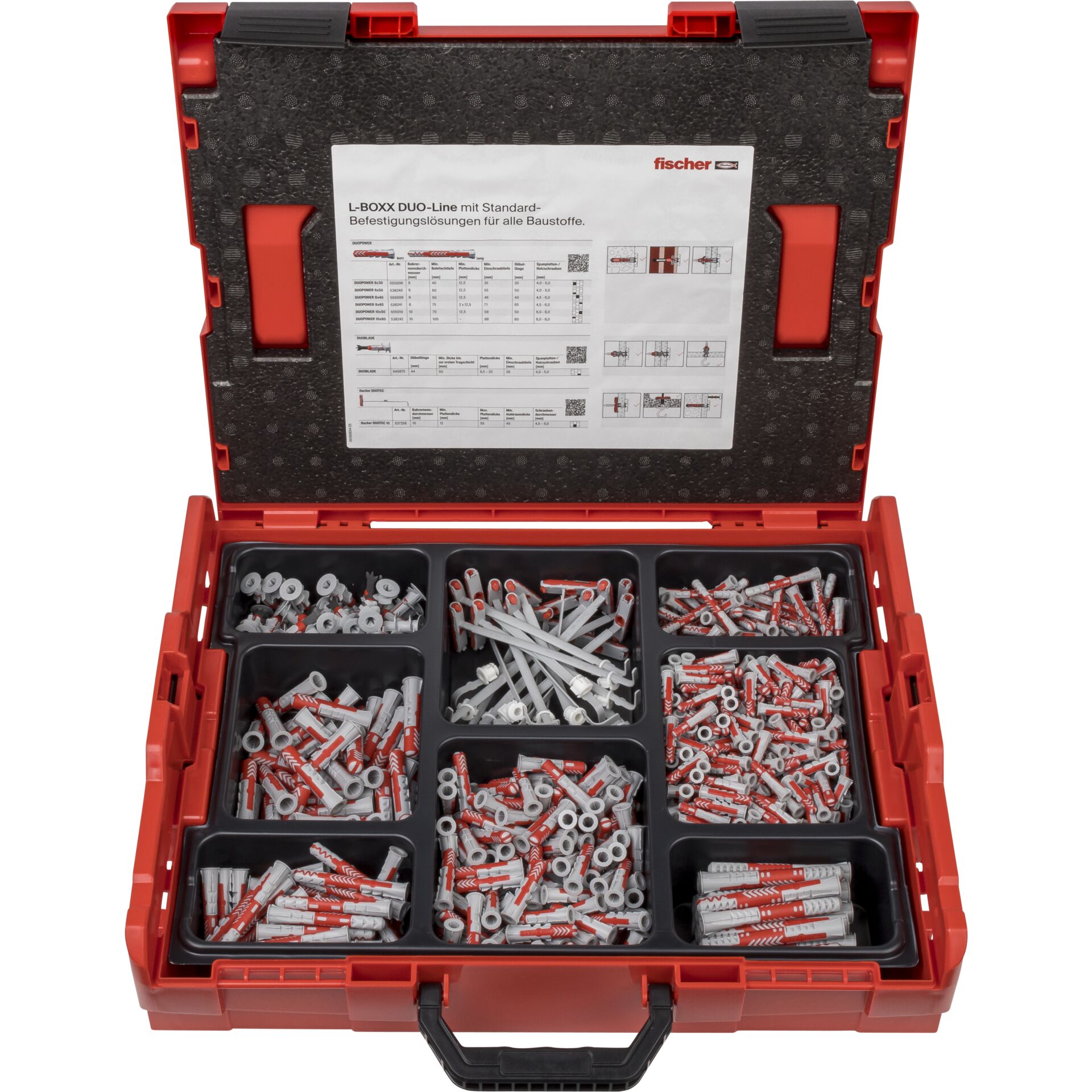 Fischer DuoLine L-Boxx 102 Dübel-Sortiment