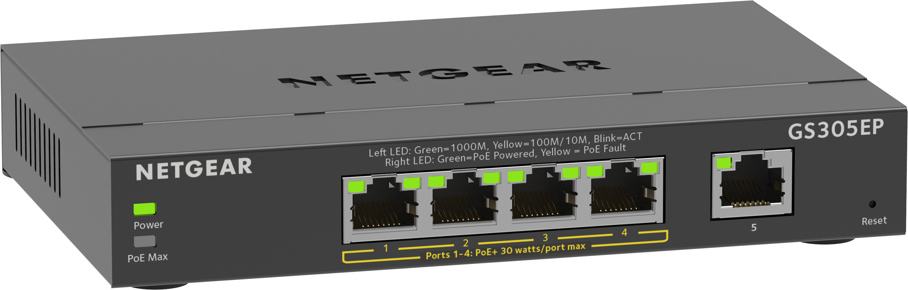 Netgear GS305EP 5-Port Gb Eth PoE+ Smart Mgd Plus Switch 87044165_2599163010