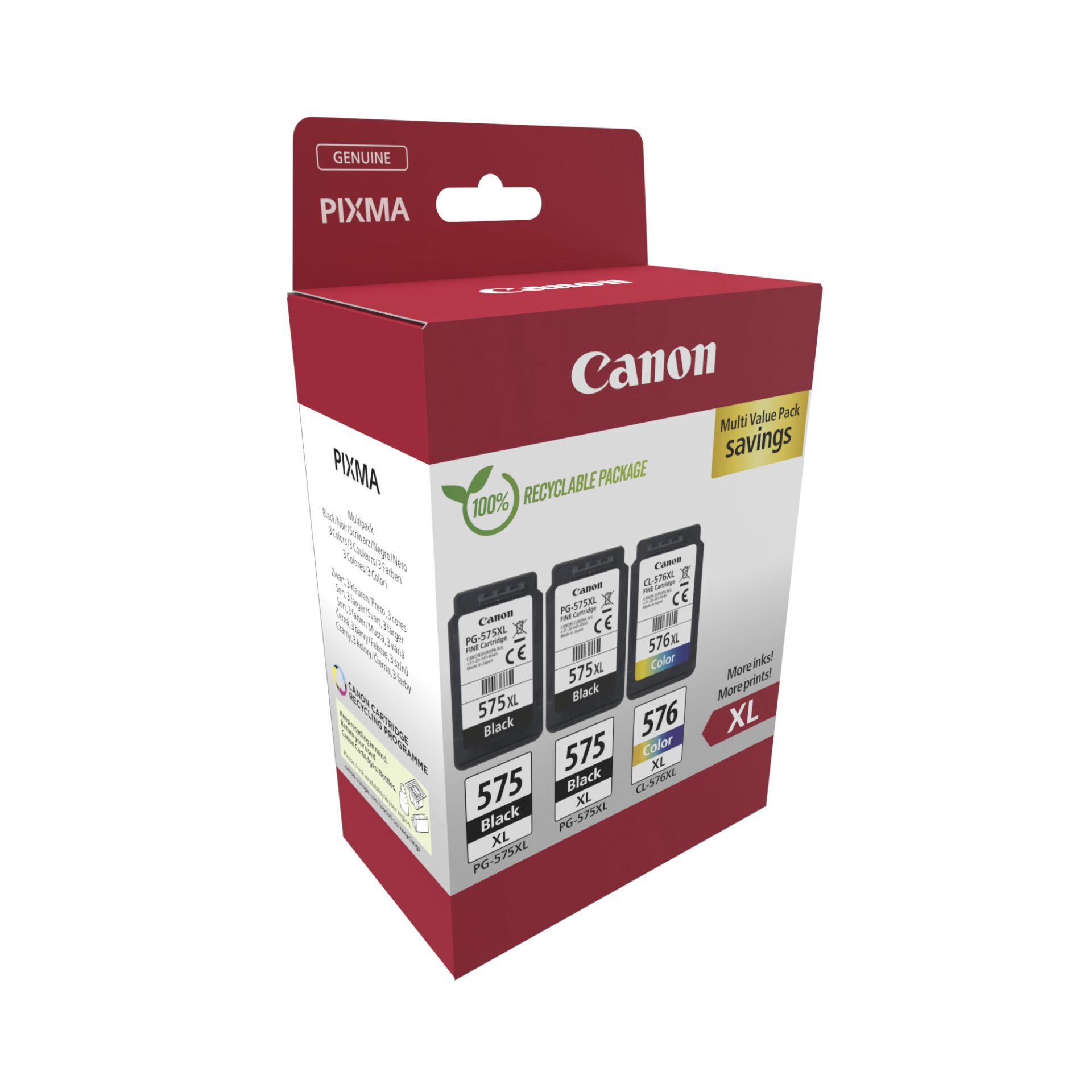 Canon PG-575 XL x2 / CL-576 XL Multi Pack 826842_01