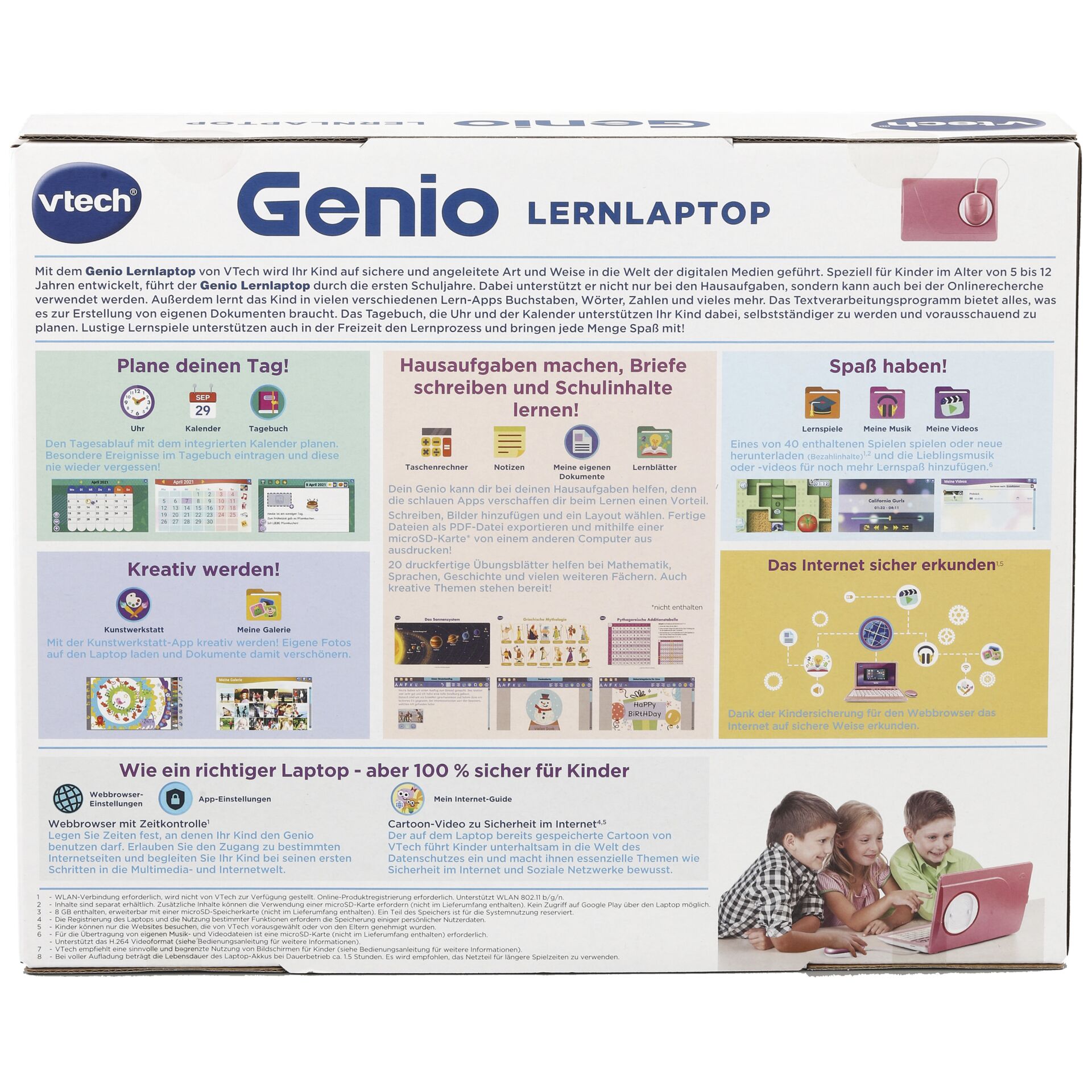 VTech Genio Lernlaptop pink