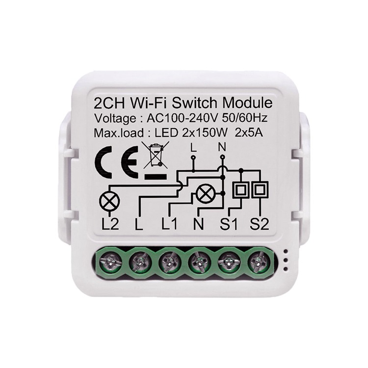 Netplus Smart Relay Switch Module 2-Kanal WLAN Netplus Smart Relay Switch Module 2-Kanal WLAN