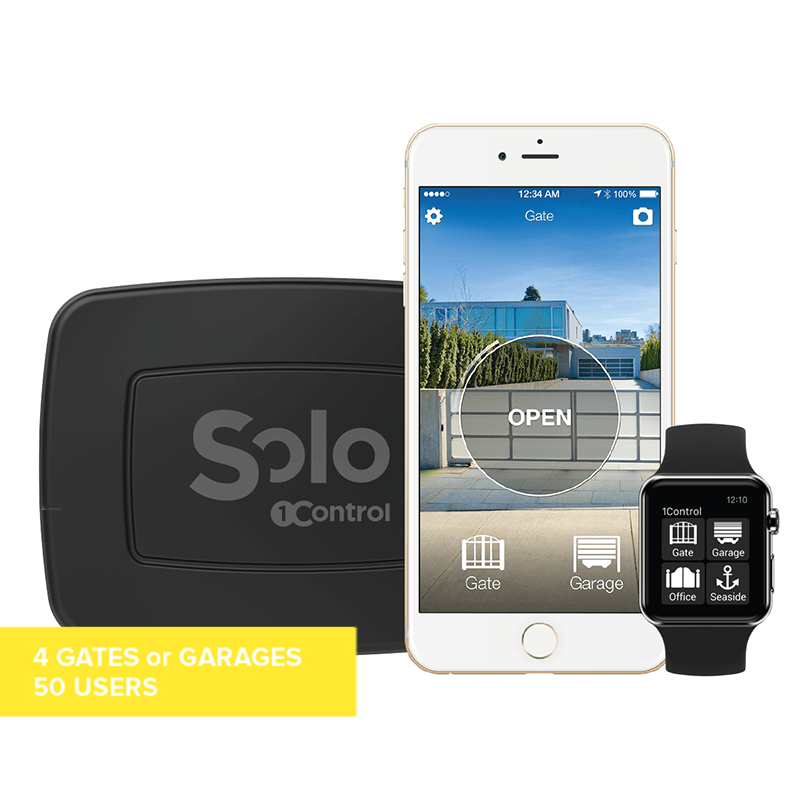 1Control SOLO EVO - Öffner für Garage Bluetooth LE 4 für iPhone und Android