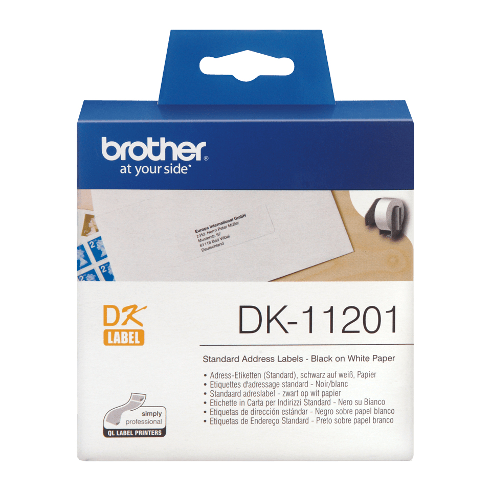 Adressetiketten DK-11201 (400 St.) weiß 29 x 90 mm – Ansicht 3