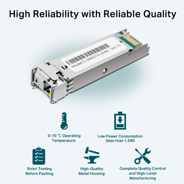 TP-Link TL-SM321A-2 Gigabit Single-Mode WDM SFP Modul – Ansicht 5
