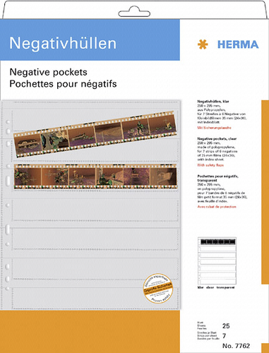 Herma Neg.-hüllen KB 6er-Streif.